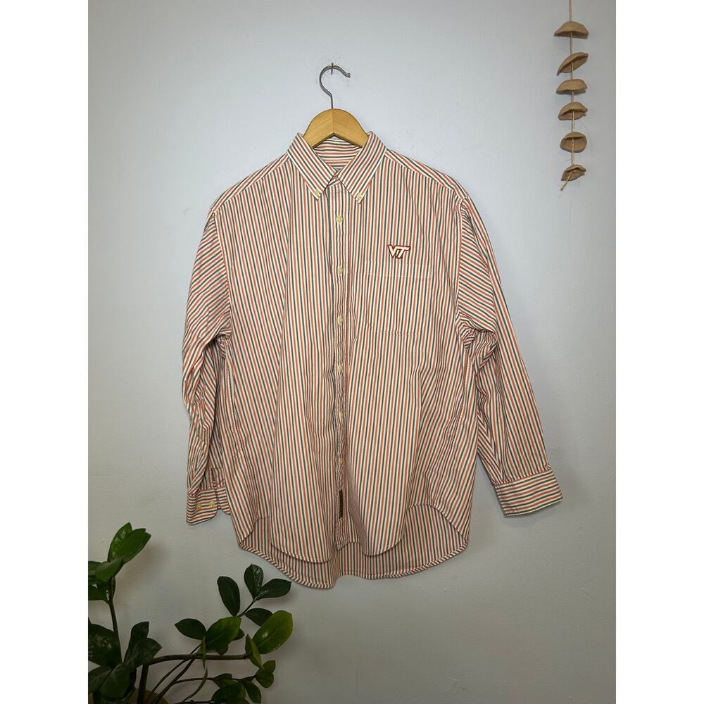 VESI Sportswear Virginia Tech Long-Sleeve Button-Down Dress‎ Shirt - (Men's M)